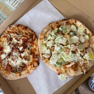 Chicken Caesar Salad Pizza